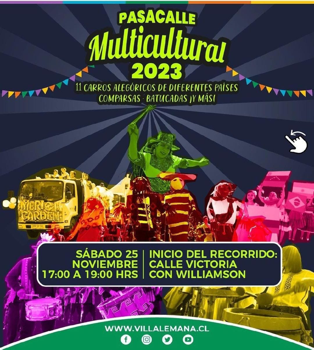 Villa Alemana Celebra 129 Años con Pasacalle Multicultural 2023