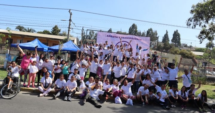 Exitosa Corrida Familiar por el Bienestar reunió a más de 100 participantes en Quilpué