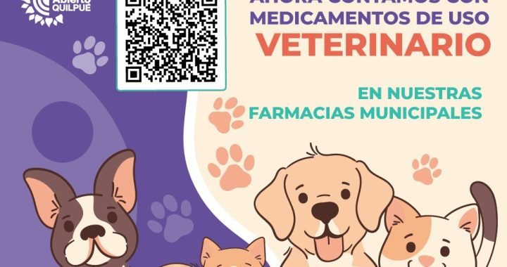 Farmacia Municipal de Quilpué, habilita venta de medicamentos de uso veterinario.