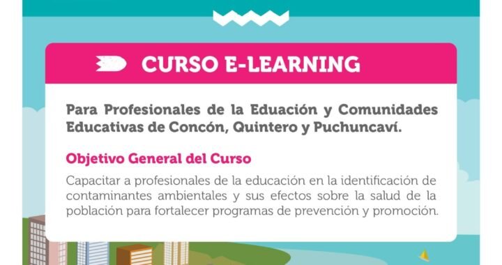 Seremi de Salud abre inscripción a curso de Salud Ambiental para comunidades educativas de Concón, Quintero y Puchuncaví