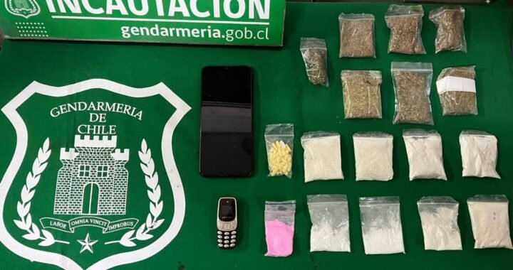 «Intentan ingresar cocaína, marihuana y más drogas a la cárcel de Los Andes escondidas en zapatillas»