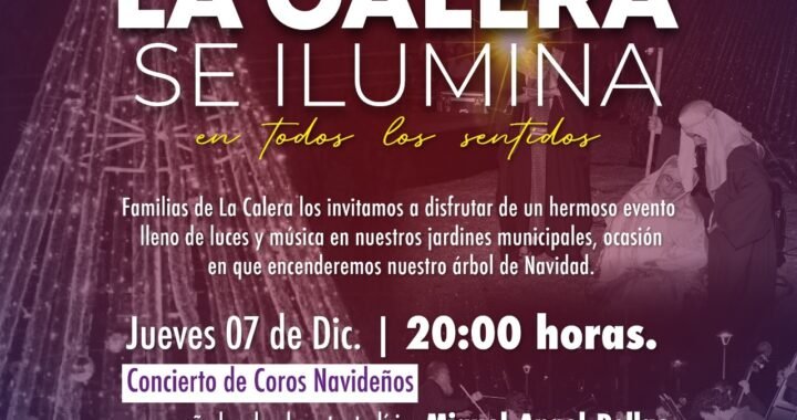 La Calera se Ilumina: Tradicional Encendido del Árbol de Navidad