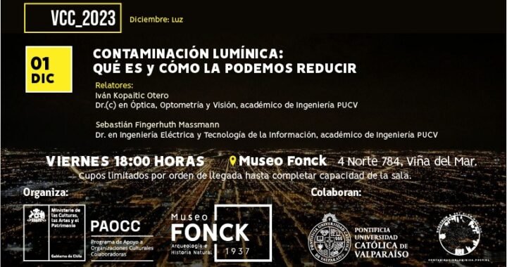 Viernes de Cultura Científica: Contaminación Lumínica en Museo Fonck