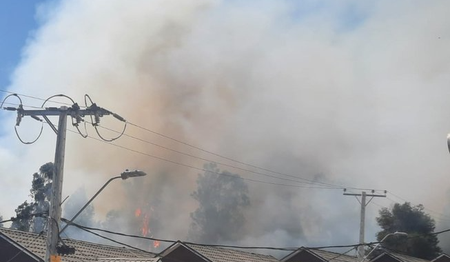 [ACTUALIZACION] – DECLARAN ALERTA ROJA por Incendio Forestal Villa Alemana