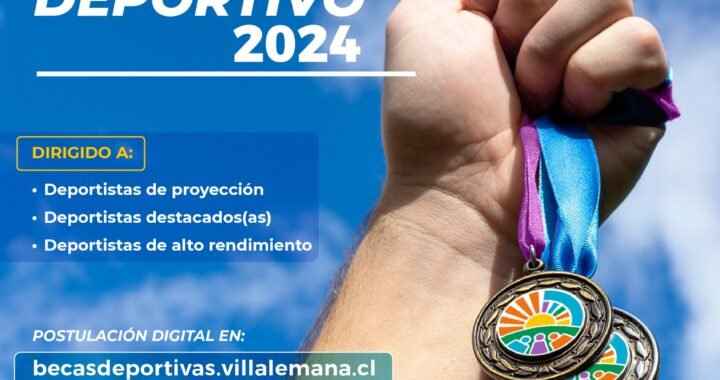 Becas Deportivas 2024 en Villa Alemana: Apoyo a los Talentos Locales
