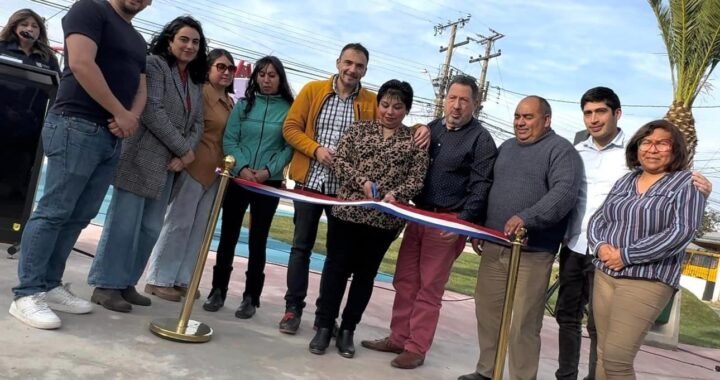 Población Nueva La Calera inaugura renovada plaza tras cinco años de espera