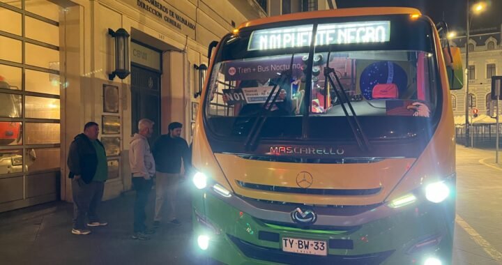 Valparaíso despierta de noche: Buses Nocturnos de EFE superan expectativas en su primera semana