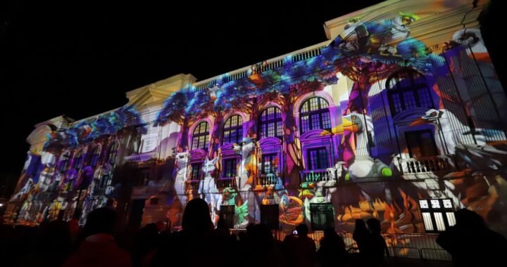 Valparaíso se ilumina con mapping en la previa de Año Nuevo
