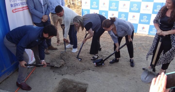 Pompeya Sur inicia reconstrucción con primera piedra tras devastadores incendios en Quilpué