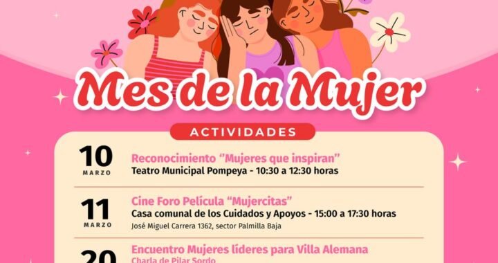 Villa Alemana vive un mes dedicado a la mujer