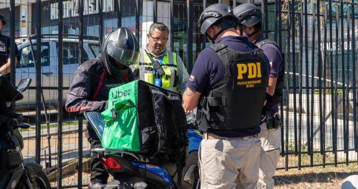 Operativo en Quilpué deja cinco detenidos y droga incautada en fiscalización conjunta