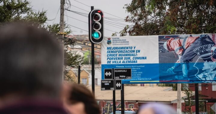 Villa Alemana celebra: semáforos en cruce Huanhualí – Porvenir Sur transforman la seguridad vial