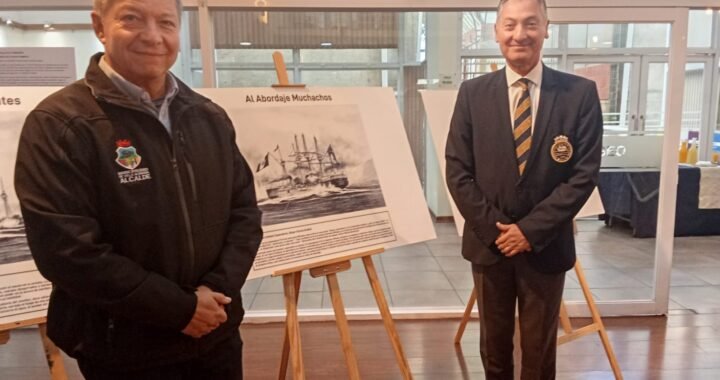 Villa Alemana revive las gestas navales con exposición del Mes del Mar