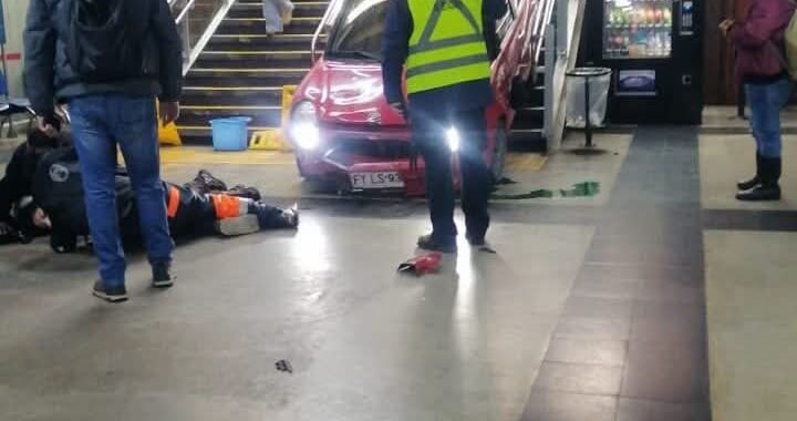 Tragedia en estación Viña del Mar: auto ingresó al andén y dejó una víctima fatal