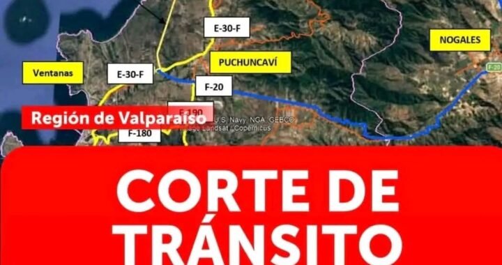 Cierres Totales en Til Til y Maitencillo: Deslizamientos y Socavón Obligan a Desvíos de Tránsito