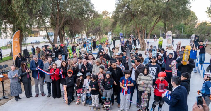 Quilpué celebra la apertura del nuevo Skatepark en Belloto Norte